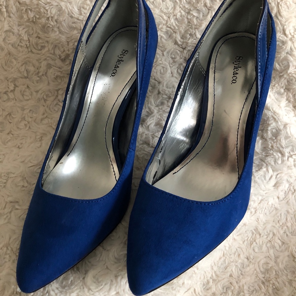 Style&Co Women’s Royal Blue Heels   GW5